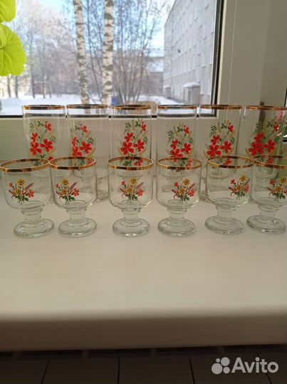 Стаканы и рюмки(набор)