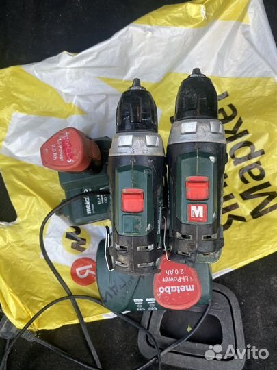 Metabo powermaxx bs 12 шуруповерты оригинал