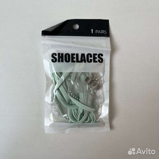 Мятные эластичные Шнурки для Кроссовок