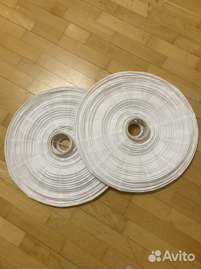 Абажур икеа risbyn белый