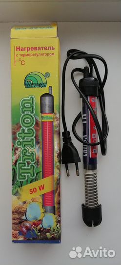 Водонагреватель для аквариума 50 Вт