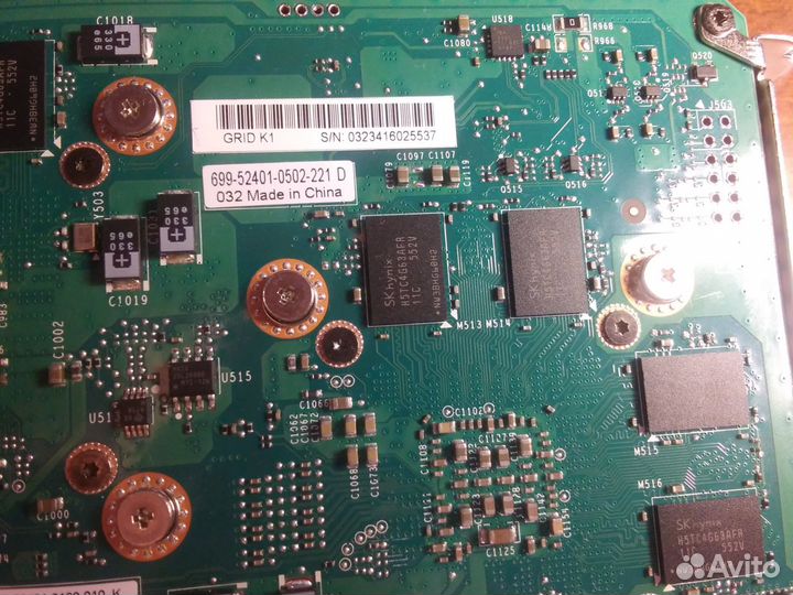 Nvidia Grid K1 16GB для виртуализации VDI и прочее