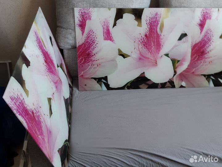 Фартук из закаленного стекла с креплением