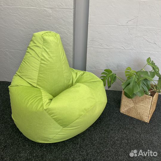 Кресло-мешок Puff Relax из велюра для дома