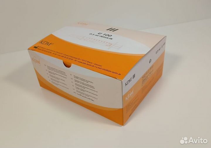 Шприц 0,5 мл.инсулиновыйU-100