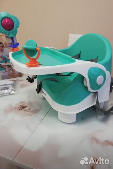 Стульчик для кормления Lorelli Pixi зелено-белый