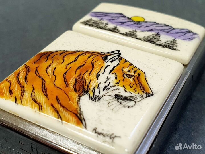 Зажигалка Zippo - Tiger by Donna Ruprecht