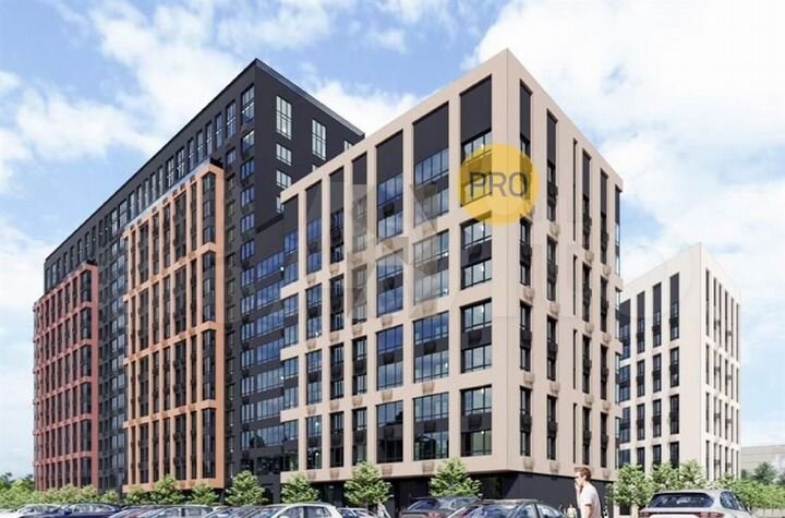 Квартира-студия, 23,3 м², 3/15 эт.