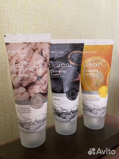 Корейские пенки для умывания 3W Clinic, 100 мл