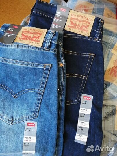 Мужские джинсы levis 501, 511