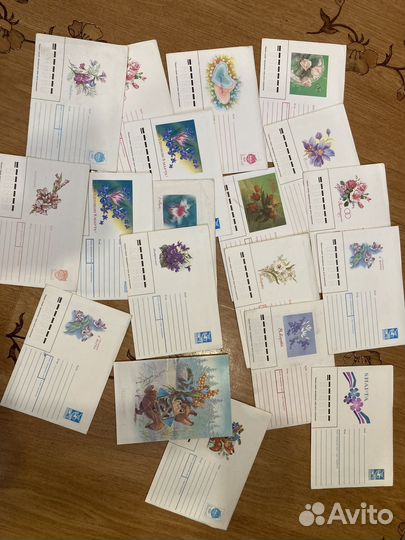 Открытки СССР чистые