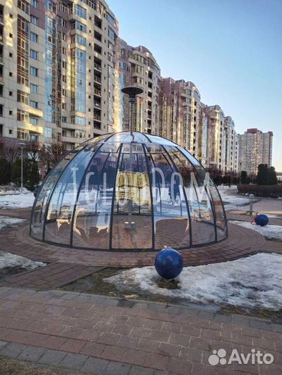 Панорамная беседка иглу