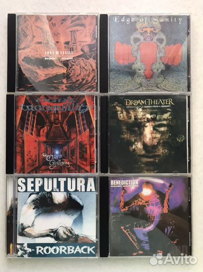 CD диски (metal, rock)