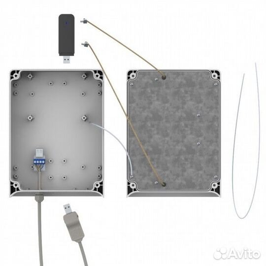 Антенна Petra-9 mimo 2x2 BOX для модема