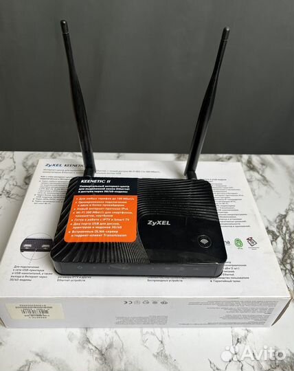 Wi-Fi роутер zyxel Keenetic II