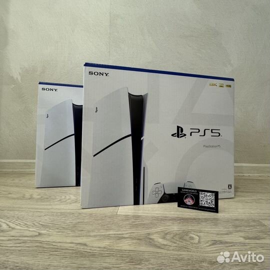 PS5 Slim с Дисководом Новые + 45 игр бесплатно