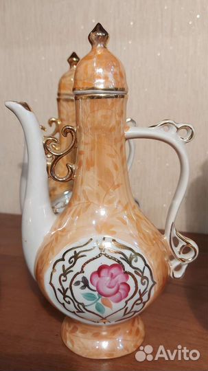 Кувшин- Чайник восточный СССР/ ручная роспись