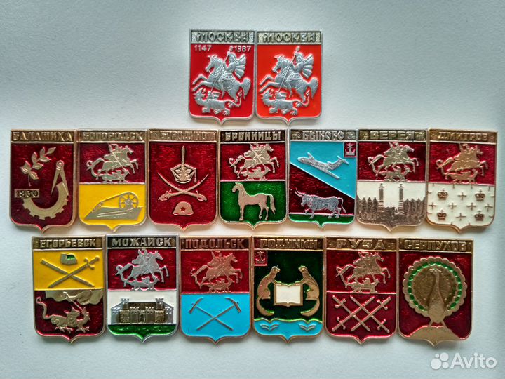 Серии значков по различным темам