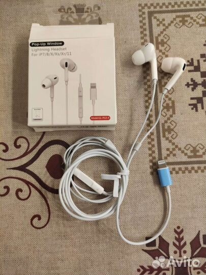 Наушники проводные pop-up window Lighthing Headset