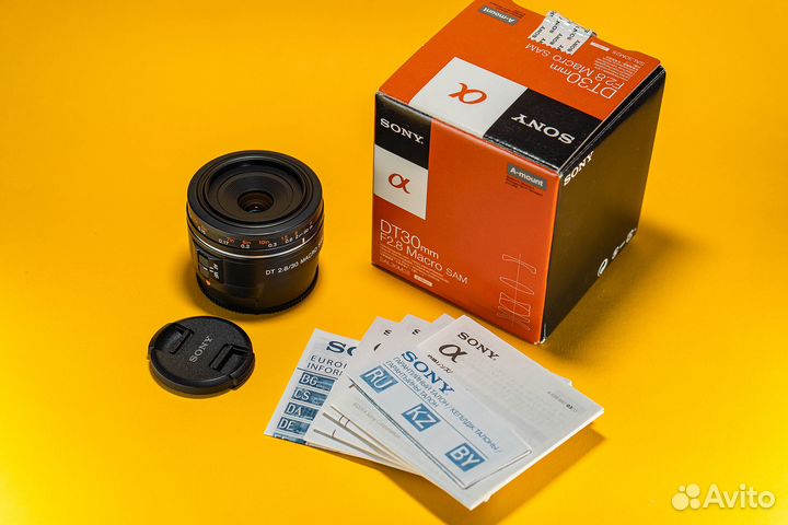 Объектив Sony 30mm f/2.8 DT Macro SAM (SAL-30M28)