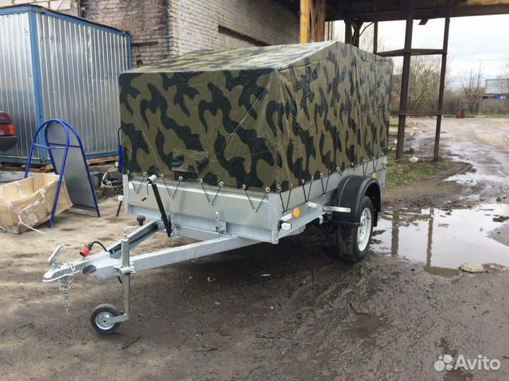 Прицеп - самосвал 3,0х1,5 тент с оцинк.каркасом