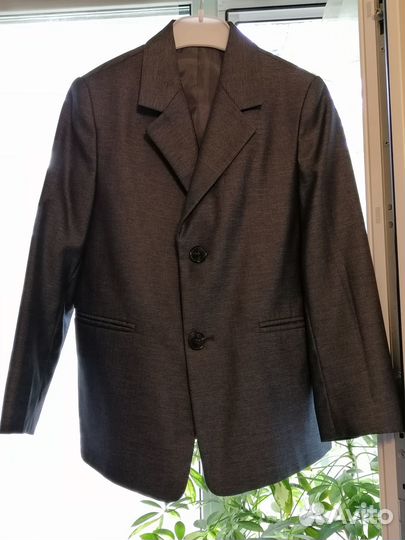 Пиджак школьный серый Бефо р.122