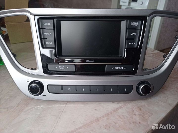 Оригинальная магнитола hyundai solaris 2