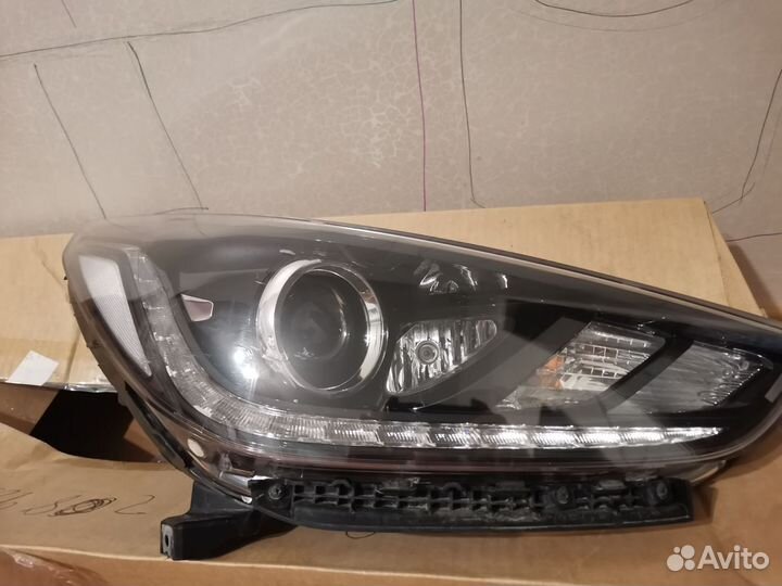 Фара правая hyundai solaris 92102h5100