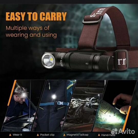 Фонарь налобный Sofirn SP40