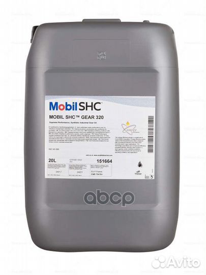 Масло редукторное Mobil SHC gear 320 20 л 151664