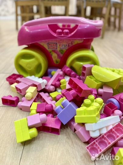 Конструктор mega bloks с тележкой