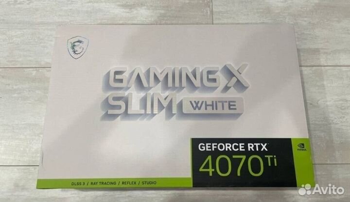 Видеокарта RTX 4070 gaming X slim white
