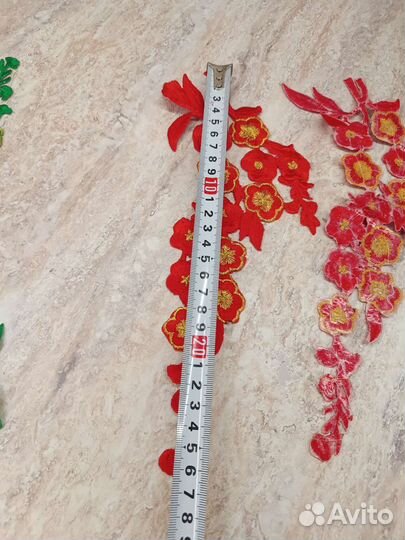 Аппликация на одежду и текстиль парами