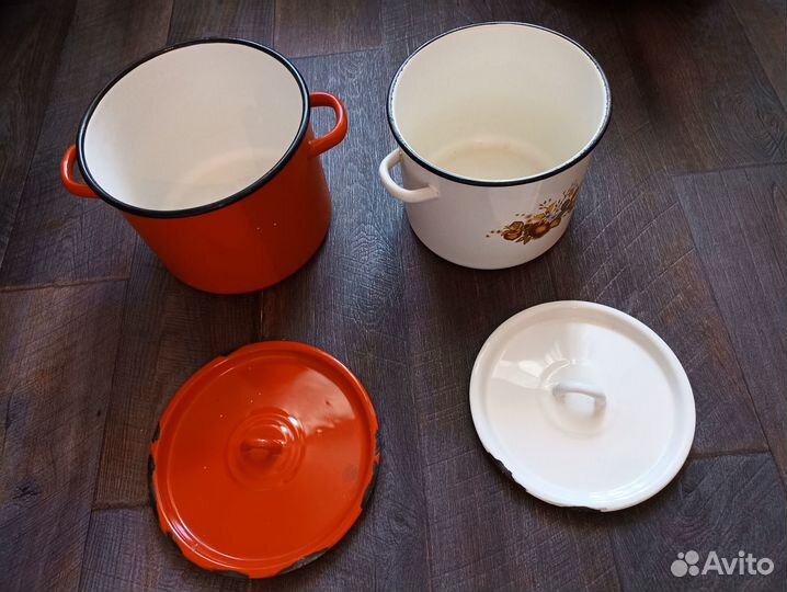 Тазы, миски, бидоны, кастрюли СССР