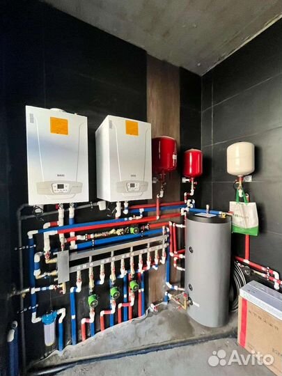 Монтаж систем отопления водоснабжения, канализации