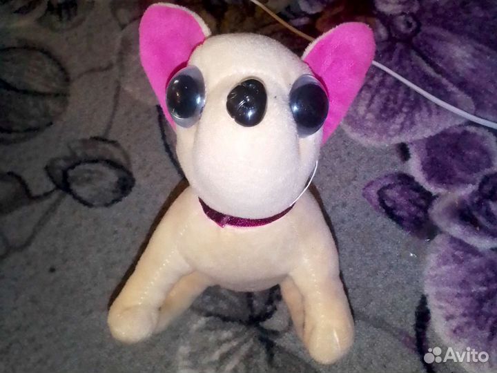 Чичилав с сумочкой, мягкая собачка-игрушка