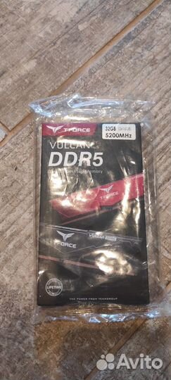 Teamgroup T-Force Vulcan DDR5 32(2x16) GB 5200MHz