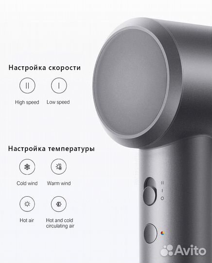 Фен Xiaomi Mijia Dryer H501 Белый