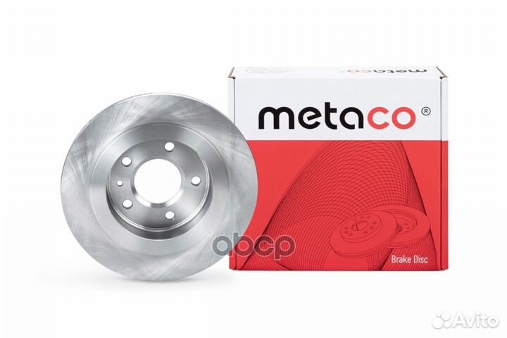 Диск тормозной задний '3060-072 metaco
