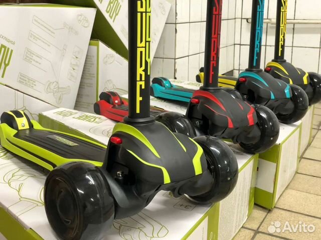 Детский самокат Tech Team Surf Boy Celadon