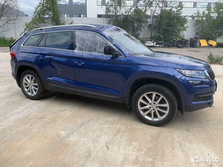 Skoda Kodiaq 2.0 AMT, 2021, битый, 21 000 км