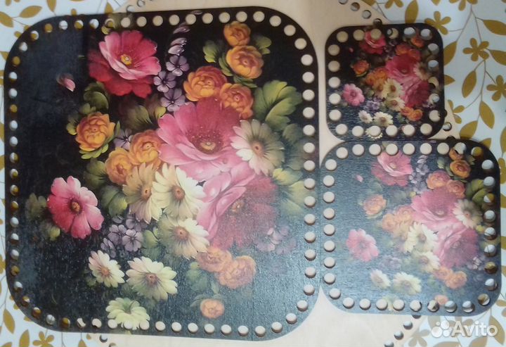 Донышки для вязания корзин