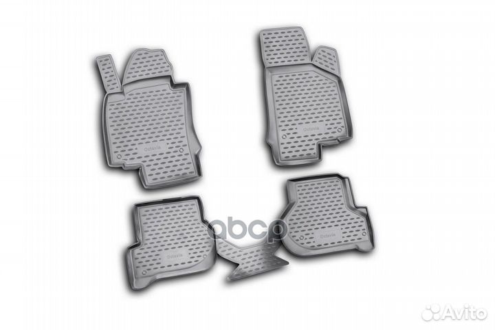 Коврики в салон skoda Octavia II (Typ 1Z) 2004