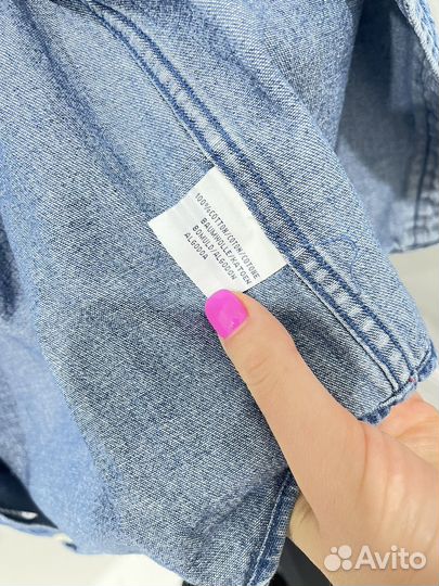 Джинсовая рубашка polo ralph lauren