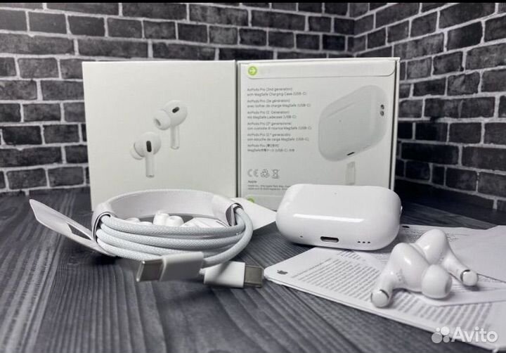 Airpods pro 2 type c premium + (подарок)