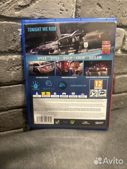 Диск ps4 need for speed