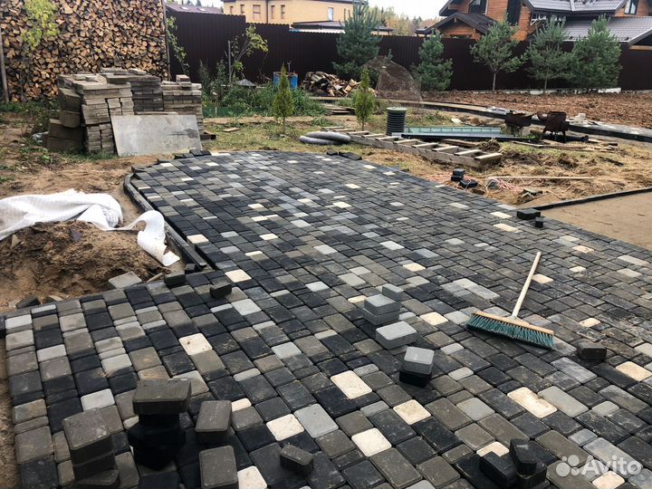 Тротуарная плитка с доставкой и укладкой