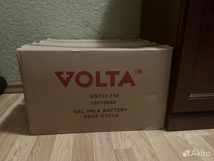 Новые Аккумуляторы Volta GST 12-150 2 штуки