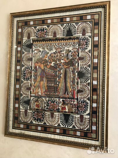 Египетский папирус, размер 82х64см