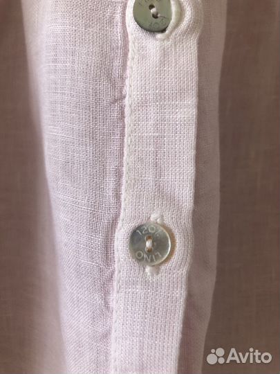 Льняная блуза топ 120% lino, Италия